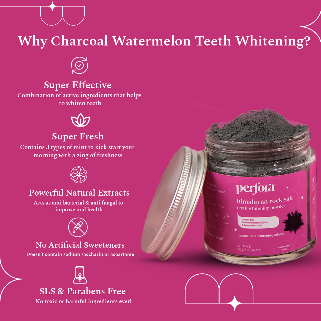 Triple Mint & Charcoal Teeth Whitening Powders