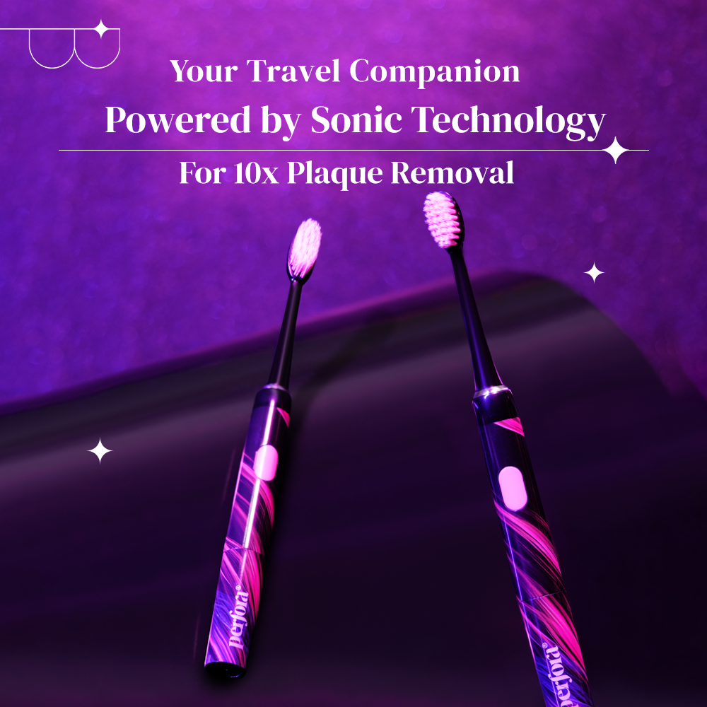 Secret Wildflower - Electric Toothbrush with Travel Case