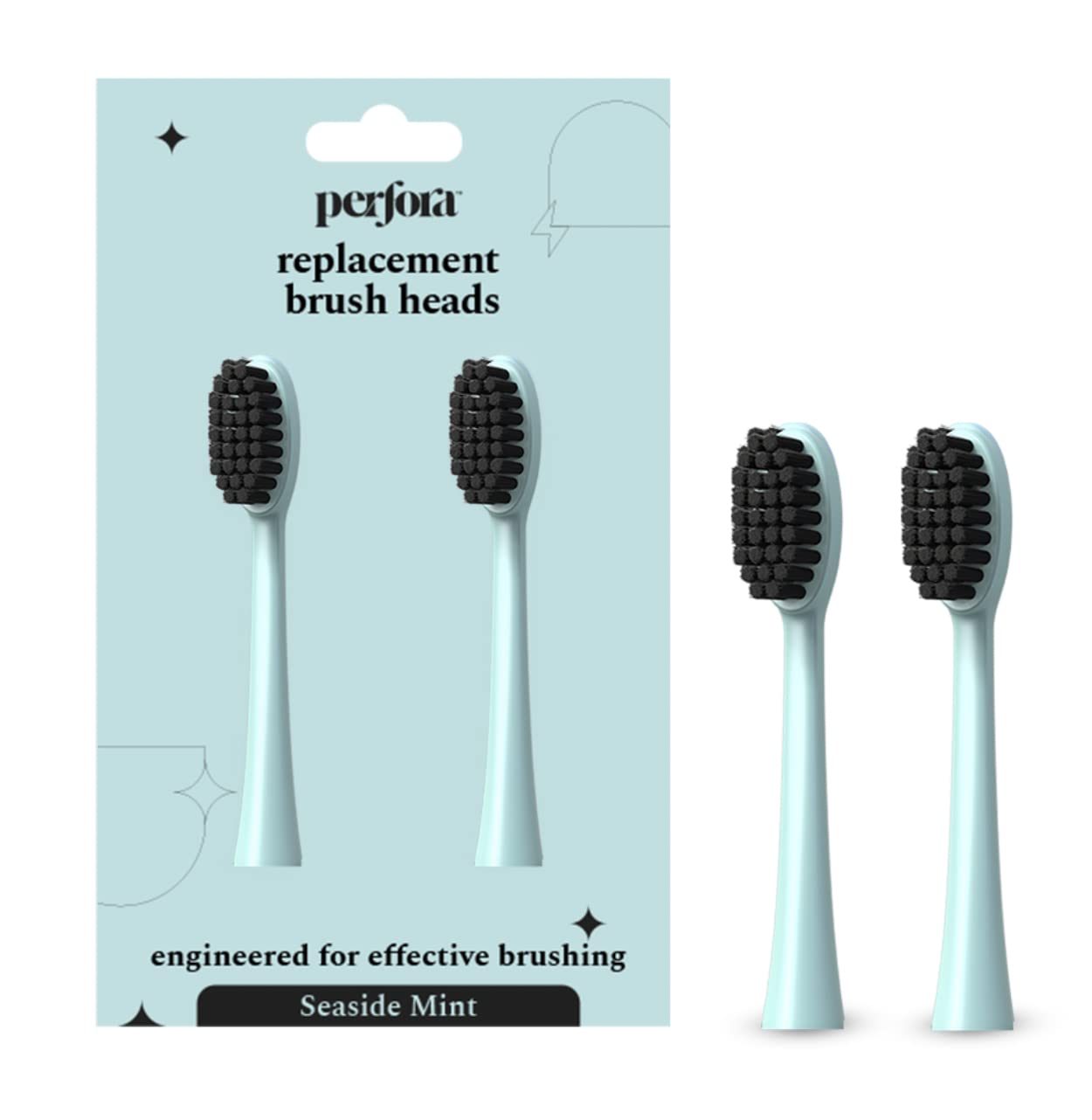 Electric Toothbrush Brush Heads - Pack of 2 - Model 002