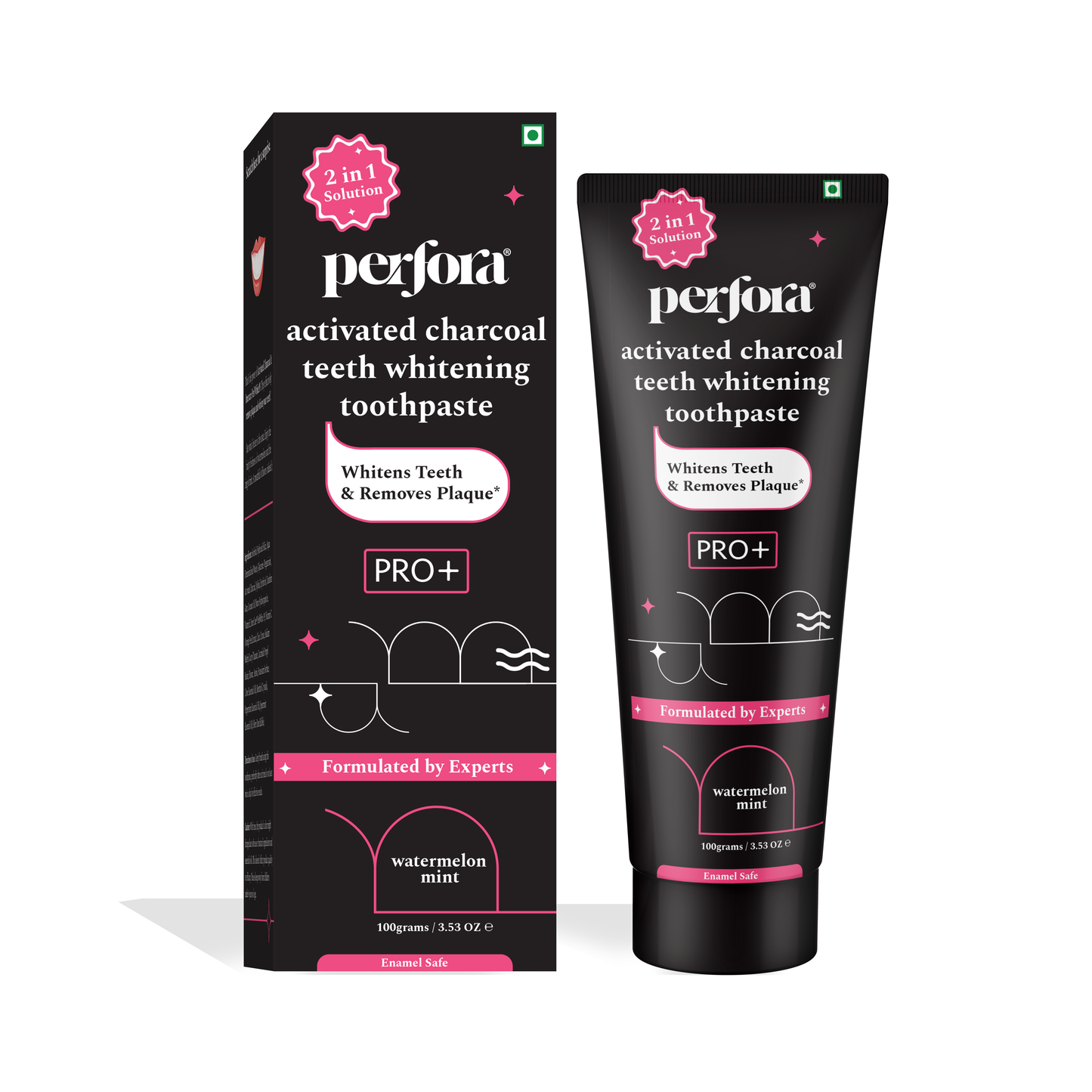 Charcoal PRO+ Toothpaste -  Watermelon Mint - 100 g