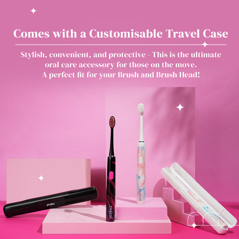 Secret Wildflower - Electric Toothbrush with Travel Case
