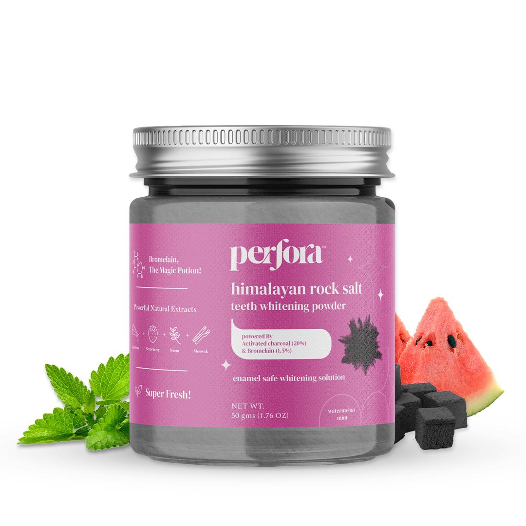 Charcoal Teeth Whitening Powder - Watermelon Mint