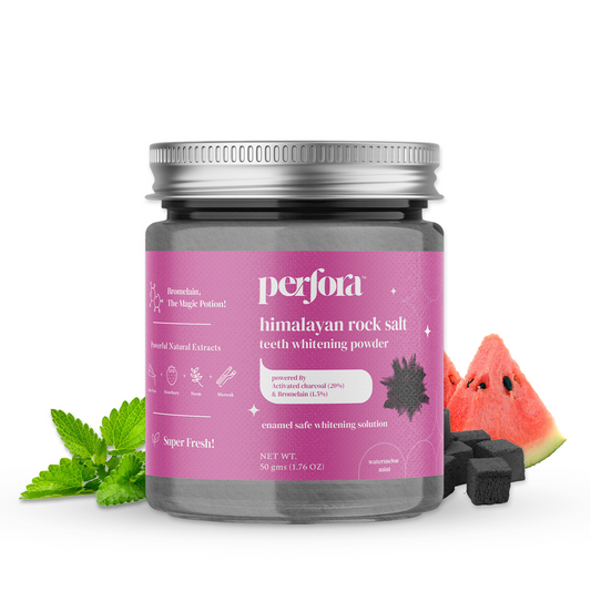 Charcoal Teeth Whitening Powder - Watermelon Mint