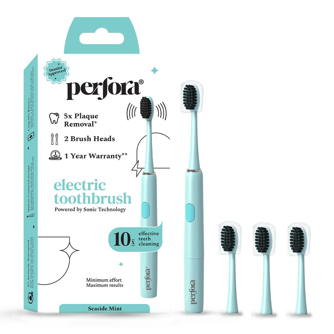 Electric Toothbrush + Brush Heads Model 002 - Seaside Mint