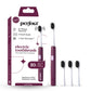 Electric Toothbrush with 4 Brush Heads - Model 002 - Lush Plum