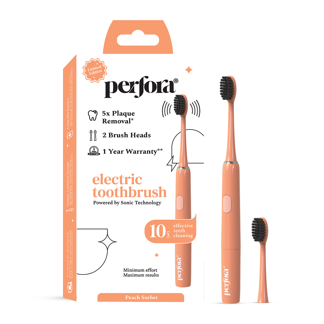 Electric Toothbrush - Model 002 - Peach Sorbet