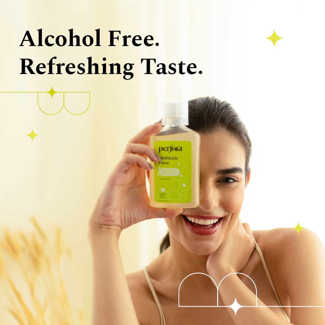 Alcohol Free Lemon Mint Mouthwash - 300 ml